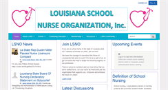 Desktop Screenshot of lsno.org